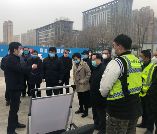 馬澤平陪同中國人民大學(xué)黨委書記、校長檢查中國人民大學(xué)通州新校區(qū)項目疫情防控、工程